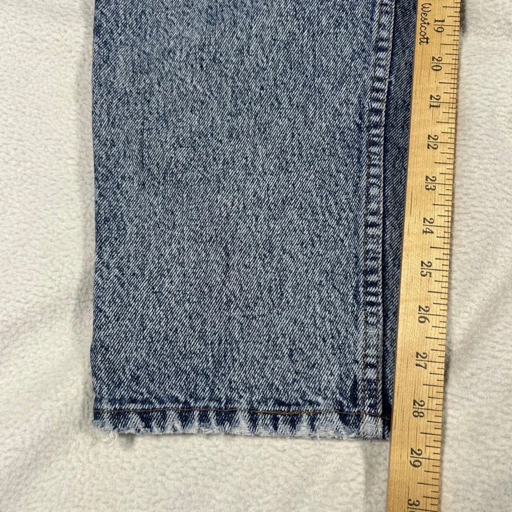 VTG Levi's 501 Jeans Mens 34x29 Blue Wash Raw Waistband Made in USA 80/90s
